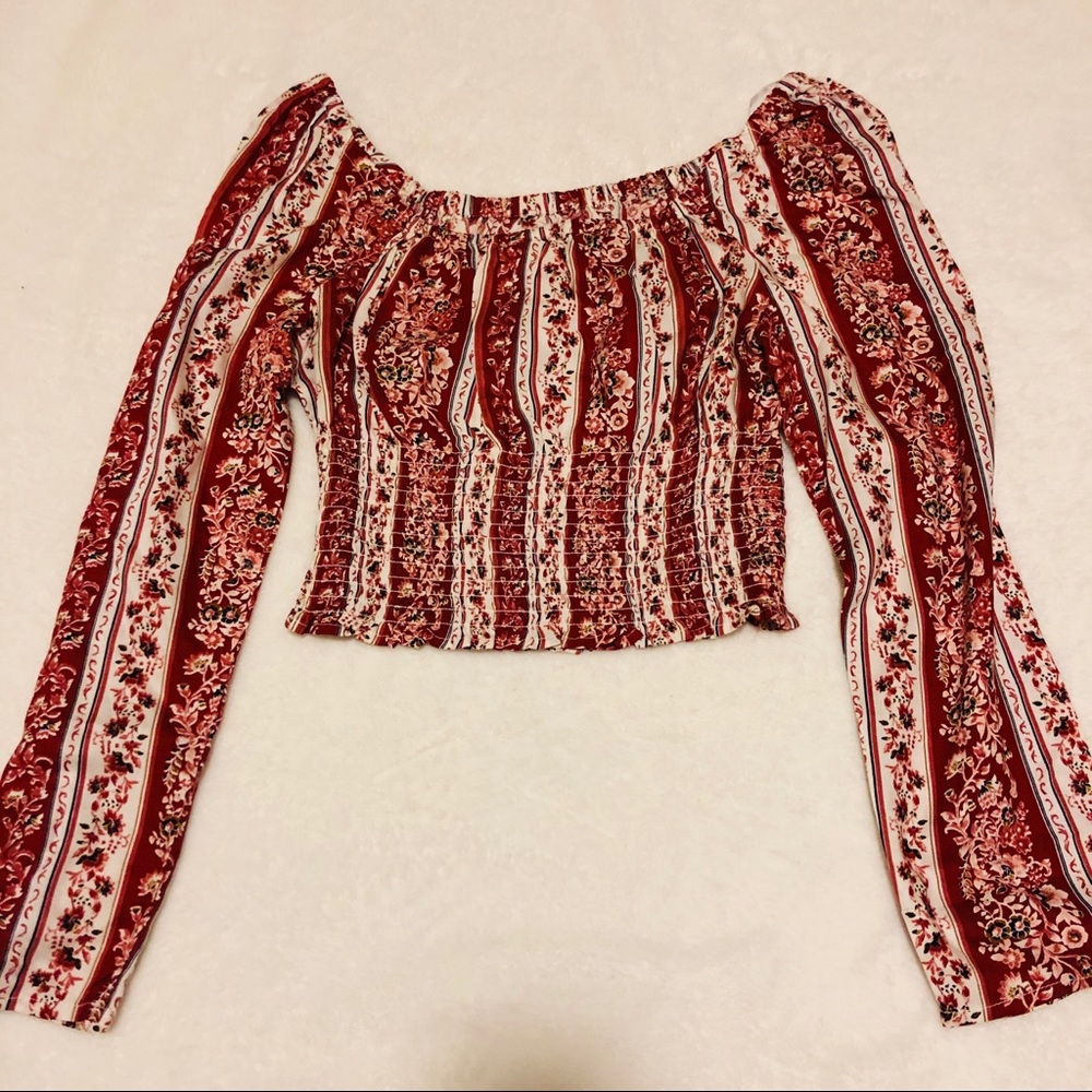 🍂 Boutique Fall Peasant Blouse NWT 🍂 Size M